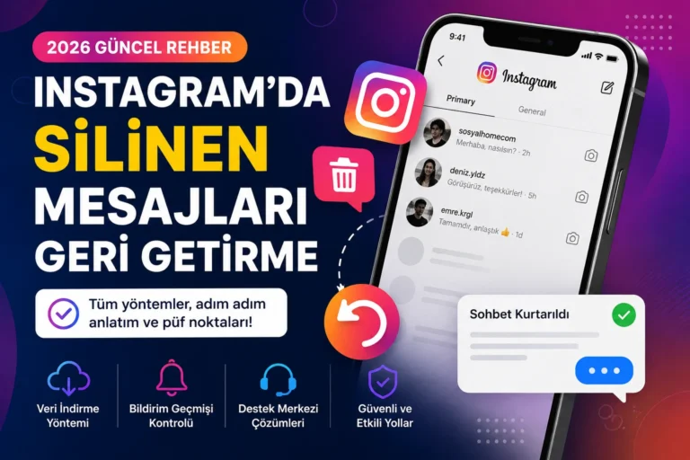 Instagram’da silinen mesajları geri getirme yöntemleri