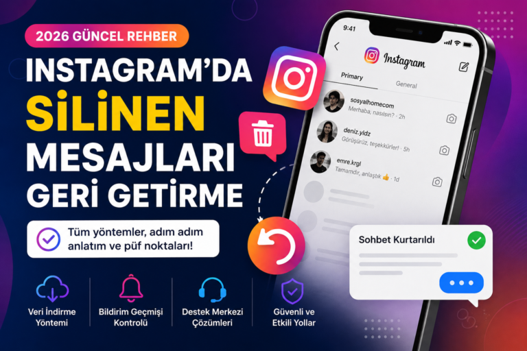 Instagram’da silinen mesajları geri getirme yöntemleri görseli
